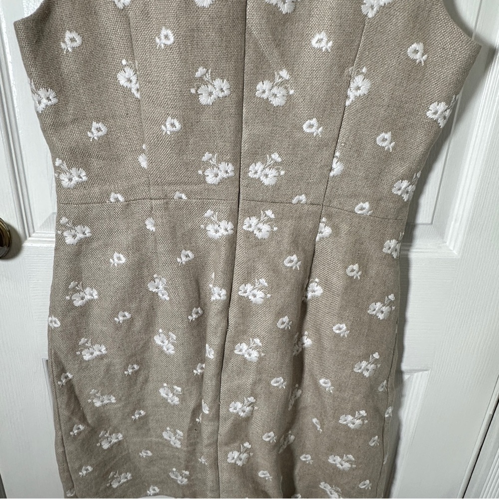 Michael Kors Floral Print Linen Dress - Picture 7 of 13